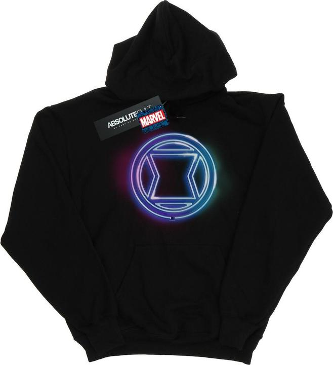 Black Widow Neon Logo Kapuzenpullover (L)