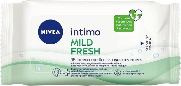 Immagine prodotto NIVEA Intimo Mild Fresh (15 ml, Salviette intime)