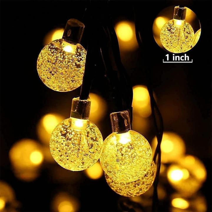 Actual product image Lumina Swiss Solar LED fairy lights crystal (11 m)