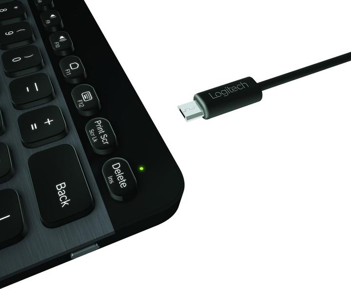 Produktbild Logitech Bluetooth Illuminated Keyboard K810 (CH, Kabellos)