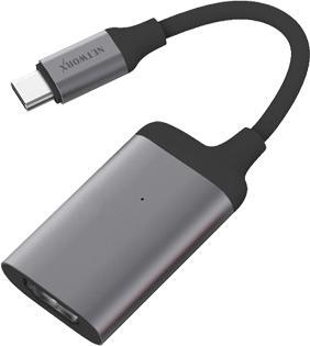 Networx HDMI Adapter USB Typ-C auf HDMI Converter MacBook Display Monitor Space Grey (USB Typ-C)