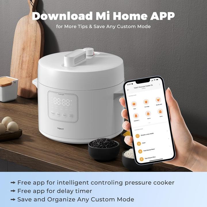 Actual product image Tokit Pressure cooker
