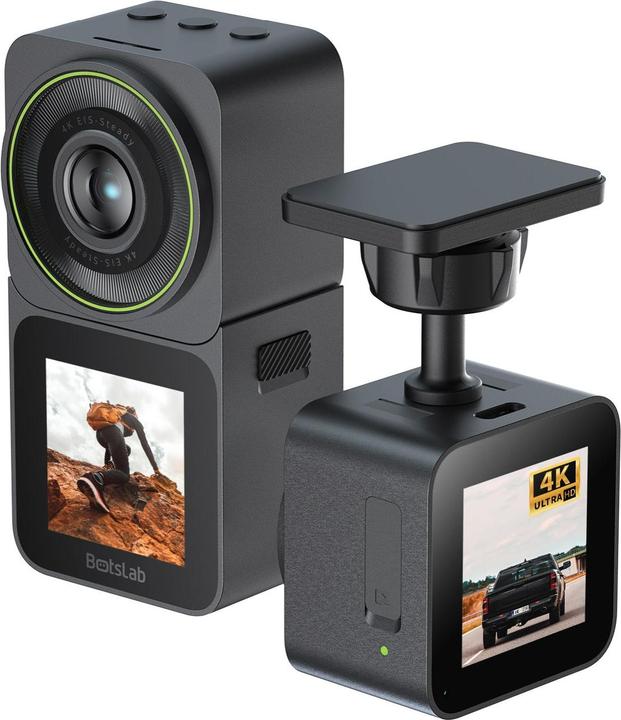 Image du produit Botslab Wideorejestrator V9H (WiFi, Microphone intégré, Vision nocturne, Écran intégré, Batterie, Récepteur GPS, Accéléromètre, 4K)