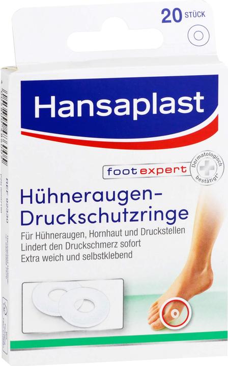 Produktbild Hansaplast Hühneraugen-Druckschutzringe, 20 St. Pflaster (20 x)