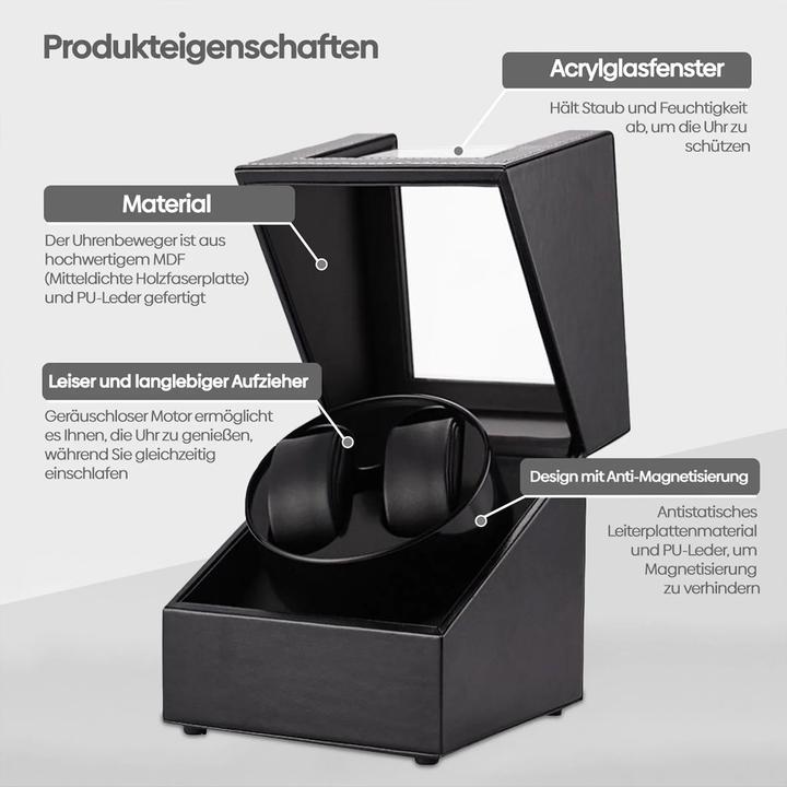 Produktbild Cbx Uhrenbeweger für 2 Uhren, Watchwinder (2 x)