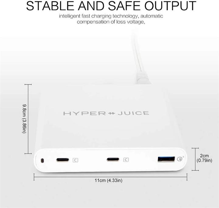 Immagine prodotto Hyper Alimentazione Hyperjuice Dual USB-C/USB-A (87 W)