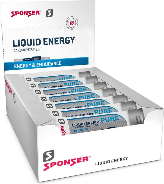 Actual product image Sponser Liquid Energy 18 x 70g (Neutral, 18 pcs., 1360 g)