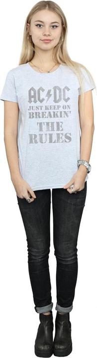 Produktbild AC/DC WomensLadies Just Keep On Breaking The Rules TShirt aus Baumwolle (XL)
