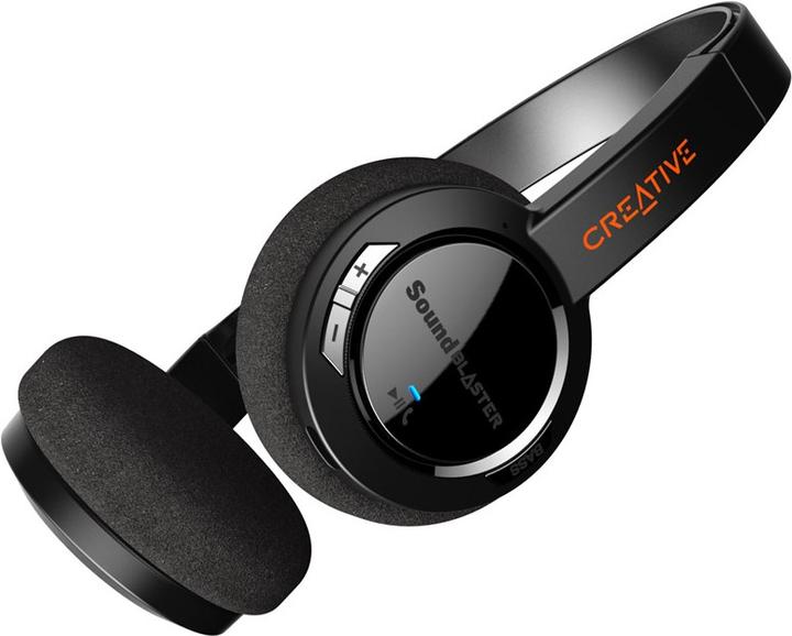 Productafbeelding Creative SOUND BLASTER JAM V2 Draadloze Bluetooth Hoofdtelefoon zwart (ANC, 22 h, Draadloze)