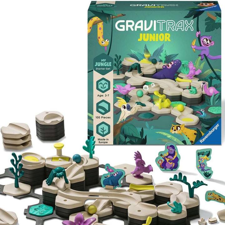 Productafbeelding Ravensburger GraviTrax RAV GraviTrax Junior Start. set L Jungle 27499