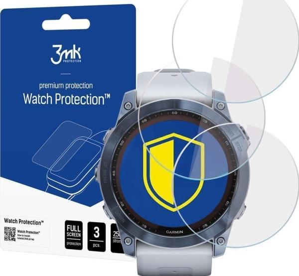 Actual product image 3MK hybrid glass Watch Protection FG for Garmin Fenix 7