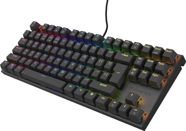 Image du produit Genesis THOR 303 | Clavier de jeu mécanique | Wired | US | Noir | USB Type-A | Outemu Brown (US, Filaire)
