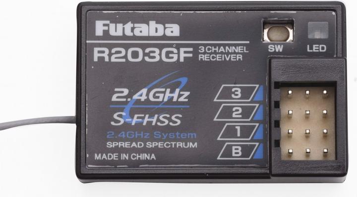 Actual product image Futaba T3PV S-FHSS with R203GF