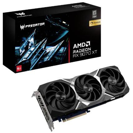 Actual product image Acer Predator BiFrost Radeon RX 9070 XT OC (16 GB)