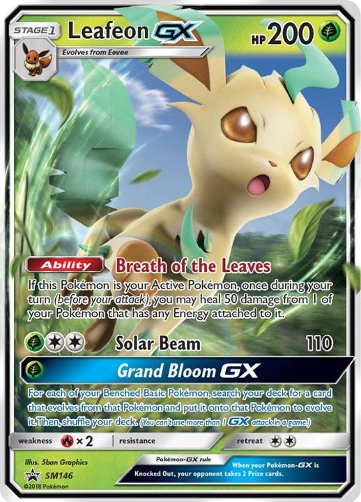 Actual product image Pokémon Kartenspiel TCG: Evolution Celebration Tin Featuring Leafeon-GX (English, Booster Pack)