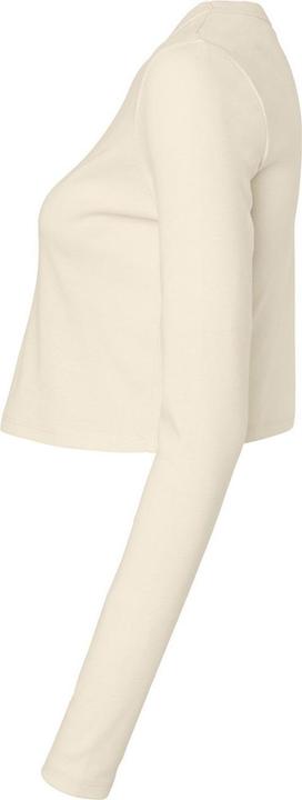 Actual product image Bella Canvas Womens/Ladies Plain Micro-Rib Long-Sleeved Crop Top (40 D)