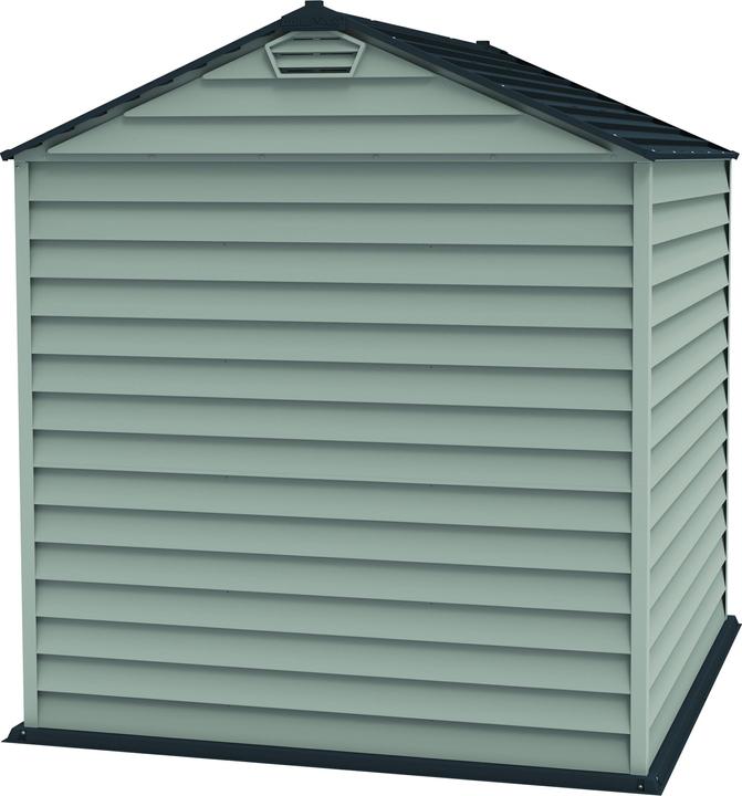 Actual product image Duramax Kunststoff Gerätehaus 210x210 Gartenhaus