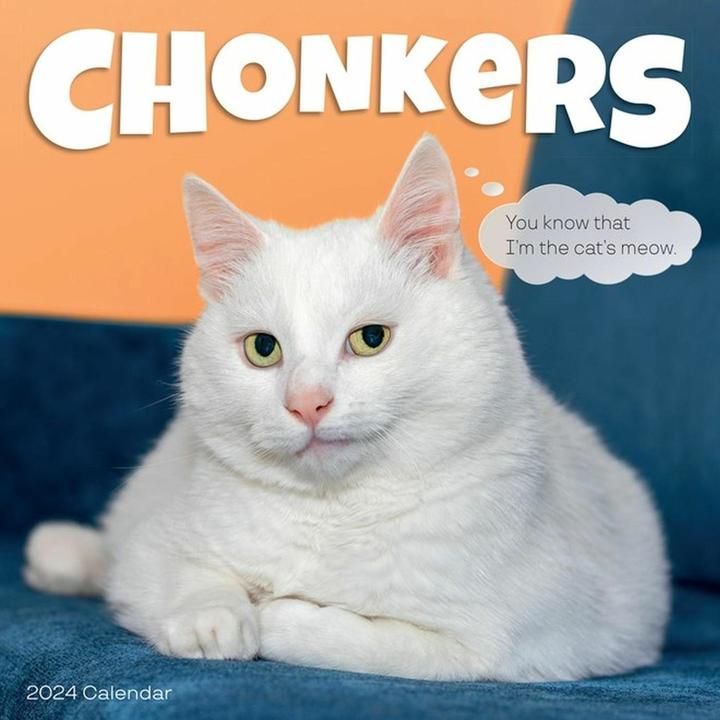 Chonkers Wall Calendar 2024 (English)