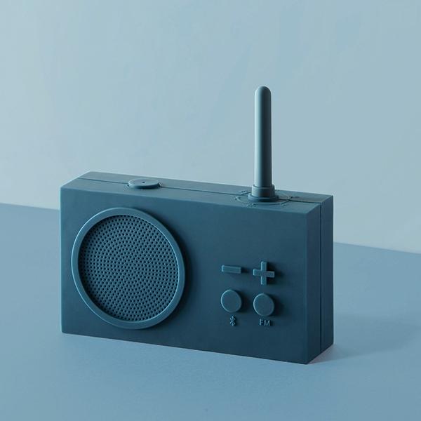 Productafbeelding Lexon Tykho 3 badkamerradio Blauw - Bluetooth luidspreker (FM, AM, Bluetooth)