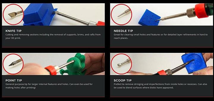 Actual product image Modifi3D finishing tool (Maintanance Kit)