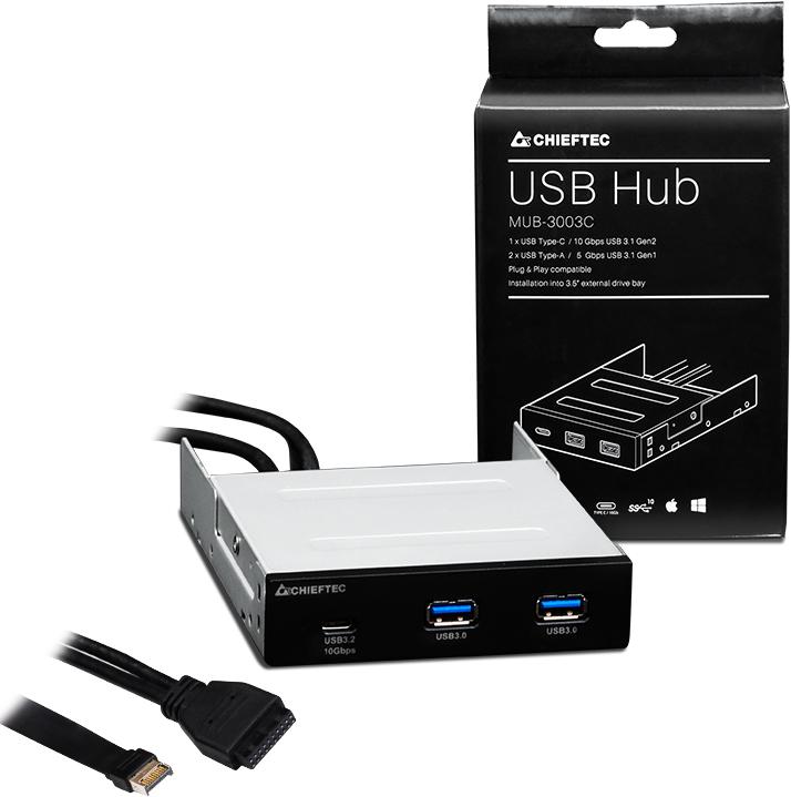 Produktbild Chieftec MUB-3003C (USB-C, 2 Ports)
