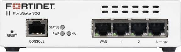 Actual product image Fortinet Inc. FortiGate 30G - Security device - 1GbE