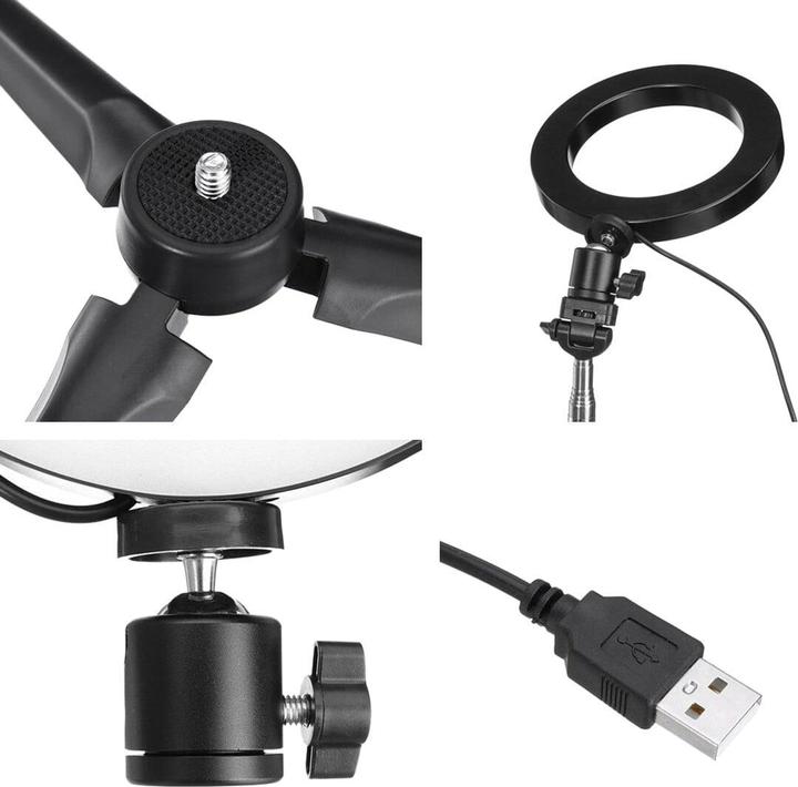 Immagine prodotto JTI Luce per selfie / luce anulare (20 cm) e supporto (Anello di luce)