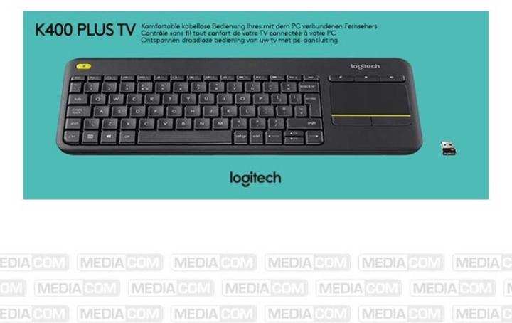 Produktbild Logitech K400 Plus (DE, Kabellos)