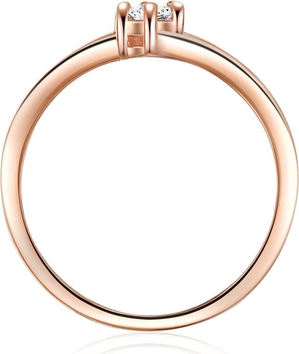 Produktbild Trilani Damen Sterling Silber Zirkonia roségold - 11202 (53, 925 Silber)