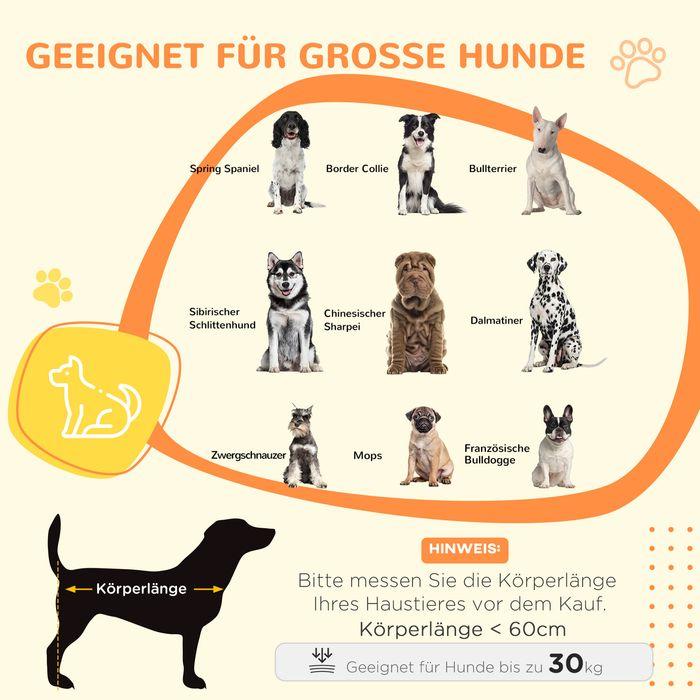 Immagine prodotto Swisshandel24 Hundekäfig für Zuhause, Hundebox mit 2 Türen, Waschbaren Kissen, Grau