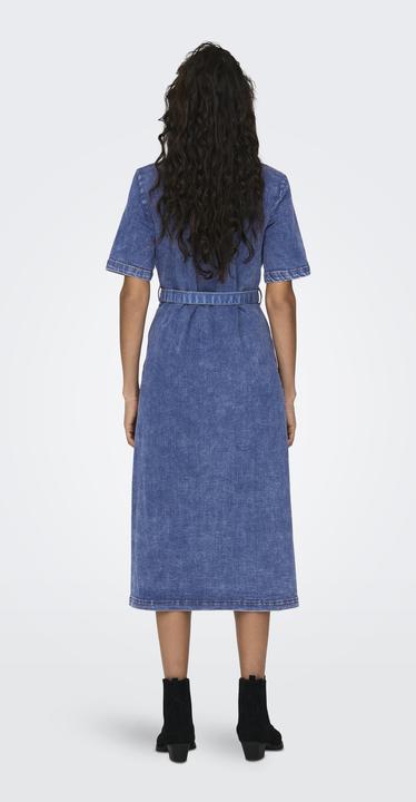 Produktbild Only Locker geschnitten Rundhals Kurzes Kleid Jeanskleid (L)