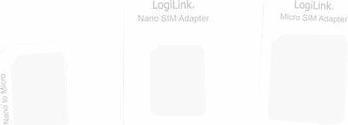 Actual product image LogiLink SIM card adapter set