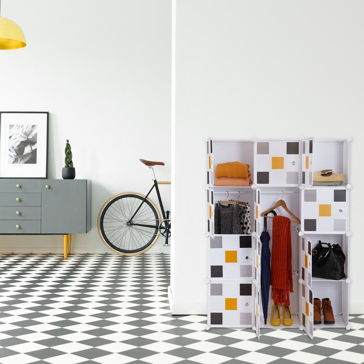 Produktbild Relaxdays Steckregal-Kleiderschrank (110 x 37 x 145 cm)