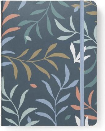 Produktbild Filofax Notizbuch Notebook Botanical Blau (A5, Liniert, Harter Einband)