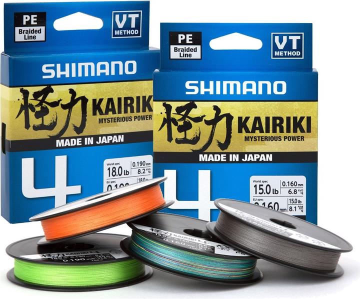 Actual product image Shimano Kairiki 4 Mantis Green (13.80 kg, 0.21 mm)