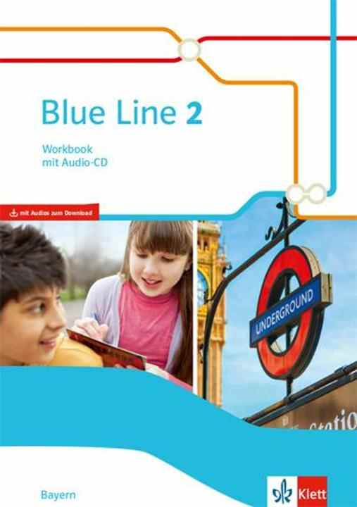 Actual product image Blue Line 2. Workbook mit Audios Klasse 6. Ausgabe Bayern (German, Wolfgang/, Hamm, 2018)