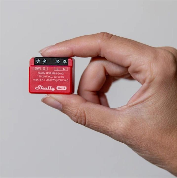 Immagine prodotto Shelly 1PM Mini Gen3 (Attuatore dell'interruttore)