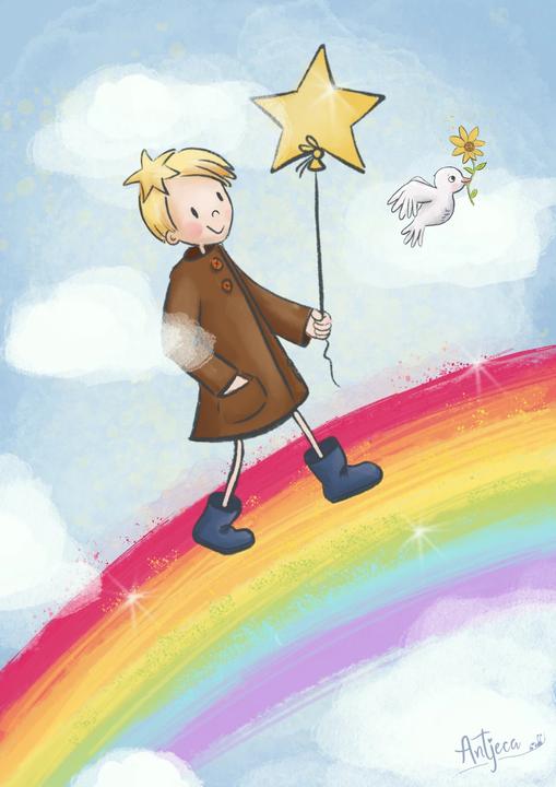 Produktbild Sternenreiter – Kleine Sterne leuchten ewig (Band 1) (Deutsch, Antje Arning, Jando, 2023)