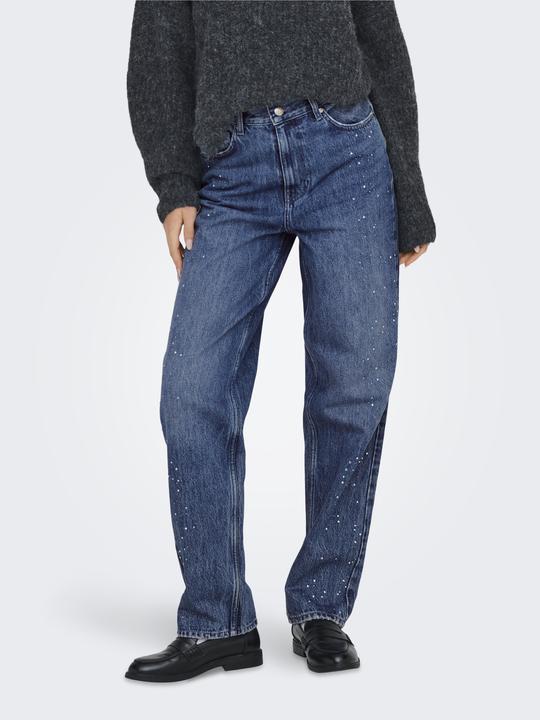 Image du produit Only ONLROBYN Taille haute Coupe droite Jeans Straight-Fit jeans (W28/L32)
