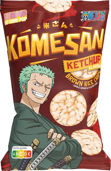 Actual product image LnsTrade ONE PIECE - Komesan 'Chips De Riz' - Zoro - 60g - Ketchup (63 g)