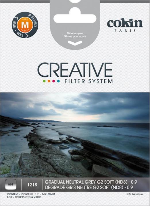 Produktbild Cokin Filter P121S Verlauf 2 ND 8 (84 mm, ND- / Grauverlauffilter, 82 mm)