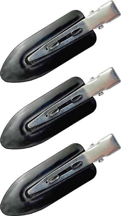 Image du produit DailyGo Pince à cheveux Make-Up-Clip 6 cm noir (3 pcs)