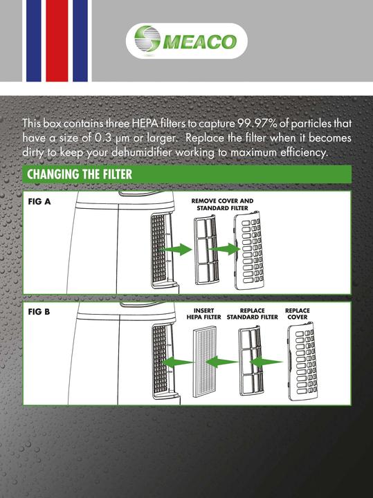 Produktbild Meaco HEPA Filter 3er-Pack für 12L Low Energy (3 x)