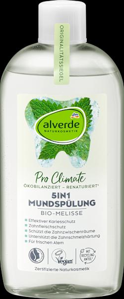 Produktbild dm alverde Pro Climate mit Bio-Melisse (500 ml, Mundwasser, Mundspülung)