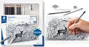 Actual product image Staedtler Mars Lumograph charcoal 100C Charcoal pencils (4.50 mm, M, 9 x)