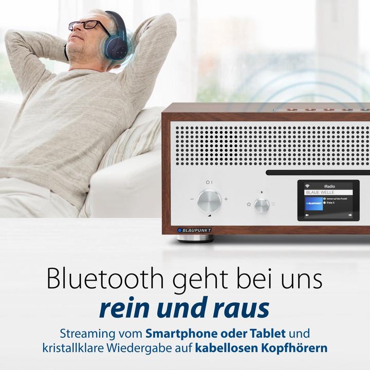 Produktbild Blaupunkt Nostalgie Internetradio mit CD | MILANO