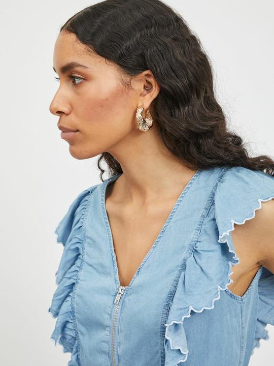 Produktbild Vila Gürtel Rüschen Playsuit (36)