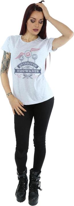 Actual product image Womens/Ladies Quidditch At Hogwarts T-Shirt (XL)