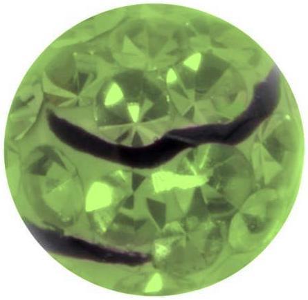 Produktbild Bijouteria Piercingverschluss (Chirurgenstahl 316L, Epoxiharz, Kristall)