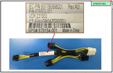 Produktbild HPE Graphic Card Power Cable Kit